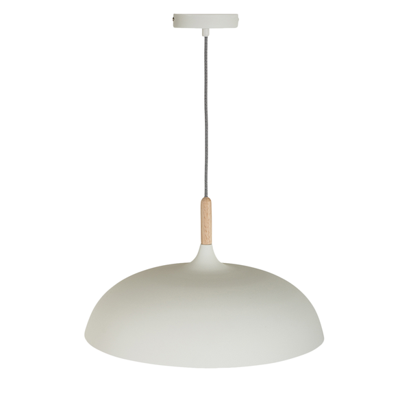 Pendelleuchte Mexlite XVIII - Aluminium / Buche massiv- 1-flammig
