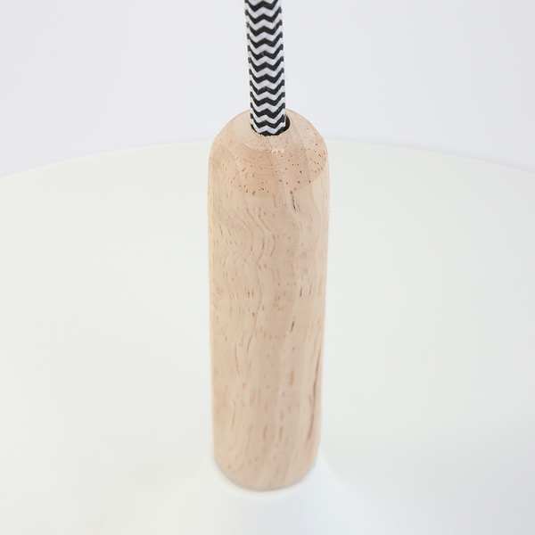 Pendelleuchte Mexlite XVIII - Aluminium / Buche massiv- 1-flammig