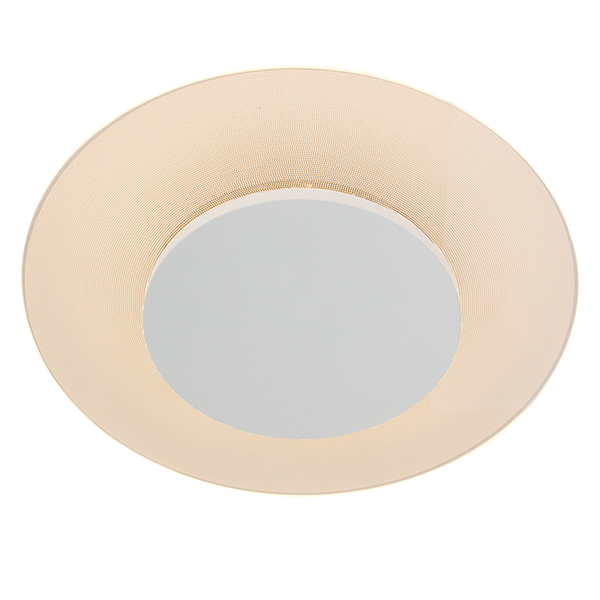 LED-Deckenleuchte Elanora - Acrylglas / Stahl - 1-flammig - Durchmesser: 28 cm