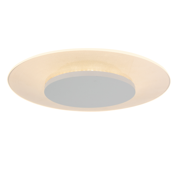 LED-Deckenleuchte Elanora - Acrylglas / Stahl - 1-flammig - Durchmesser: 28 cm
