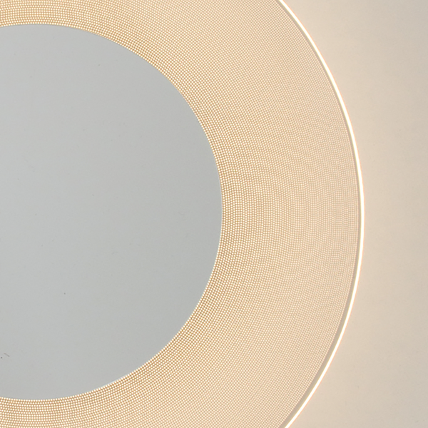 LED-Deckenleuchte Elanora - Acrylglas / Stahl - 1-flammig - Durchmesser: 28 cm