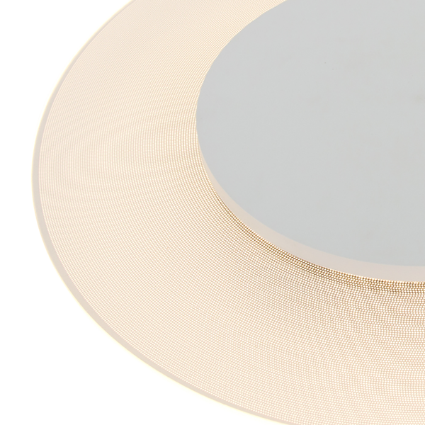 LED-Deckenleuchte Elanora - Acrylglas / Stahl - 1-flammig - Durchmesser: 36 cm
