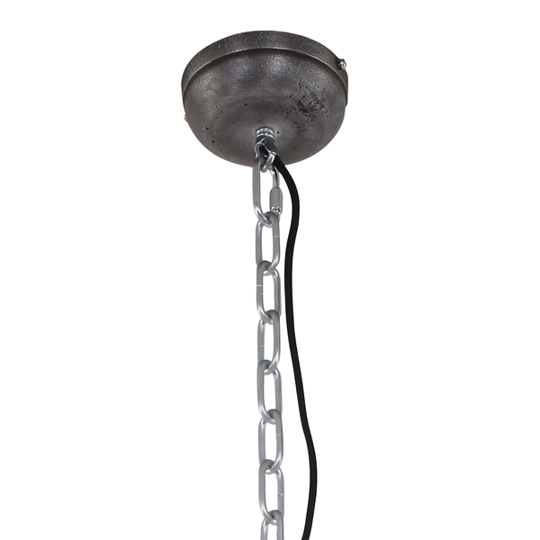 Pendelleuchte Bikkel - Stahl / Glas - 1-flammig - Braun