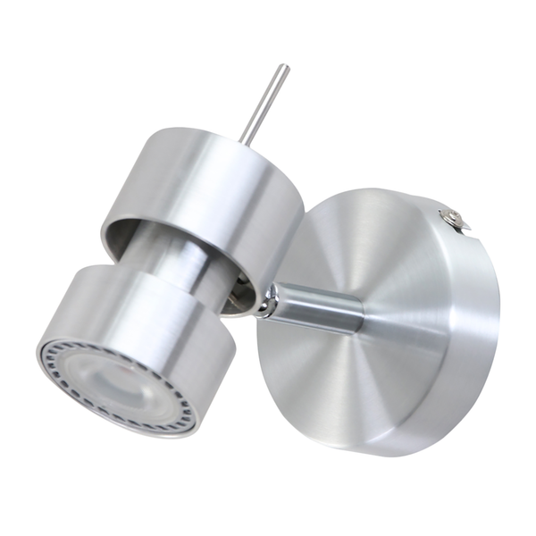 LED-Wandleuchte Natasja - Stahl - Silber