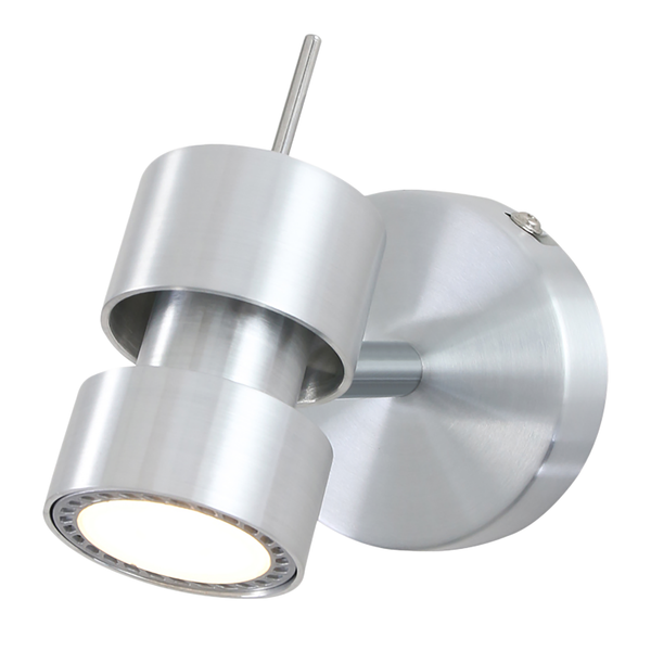 LED-Wandleuchte Natasja - Stahl - Silber