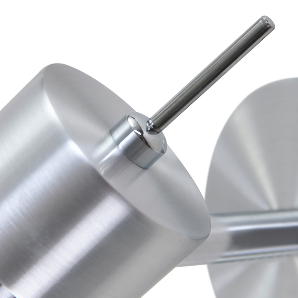 LED-Wandleuchte Natasja - Stahl - Silber