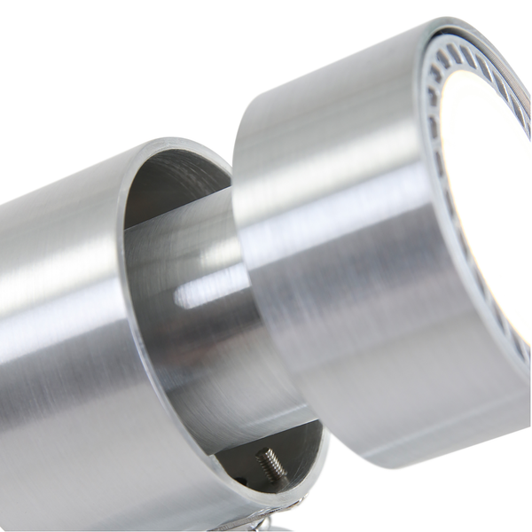 LED-Wandleuchte Natasja - Stahl - Silber