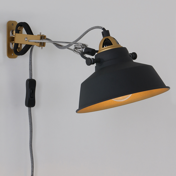 Wandleuchte Mexlite I - Eisen - 1-flammig