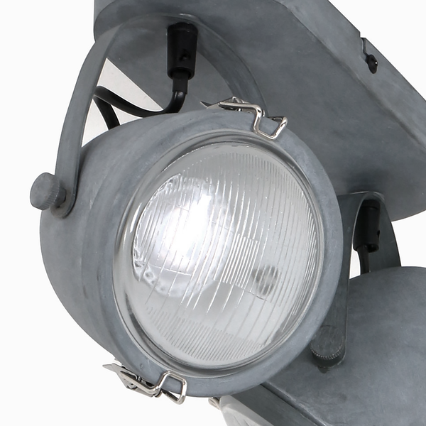 LED-Deckenleuchte Mexlite - Glas / Eisen - Flammenanzahl: 2