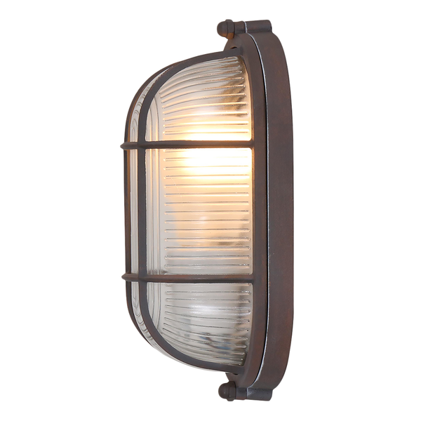 Deckenleuchte Mexlite I - Sicherheitsglas / Eisen - 1-flammig - Braun
