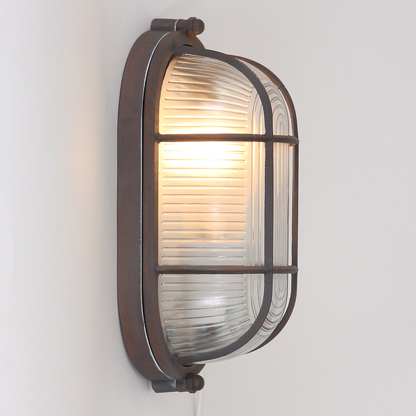 Deckenleuchte Mexlite I - Sicherheitsglas / Eisen - 1-flammig - Braun
