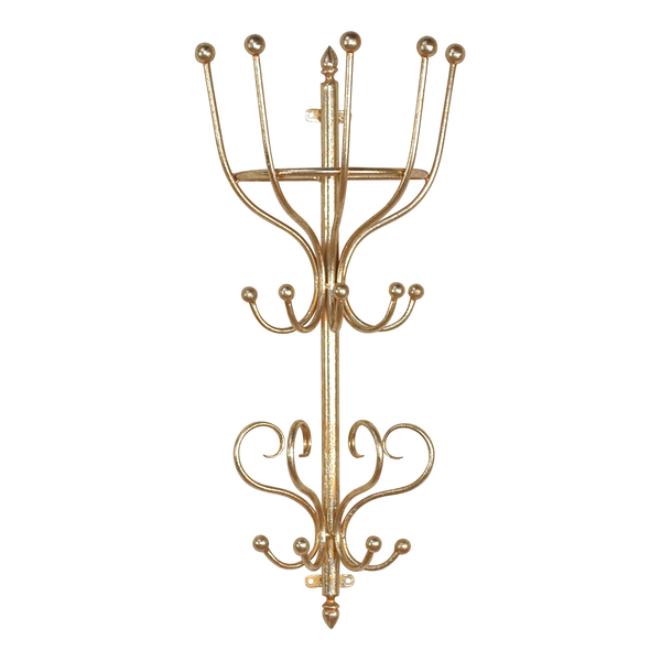 Wandgarderobe Barmera - Stahl - Gold