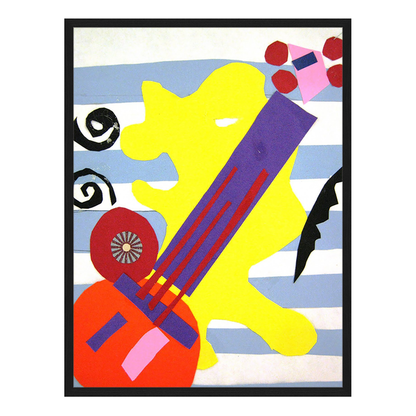 Bild Guitar - Buche massiv / Plexiglas - 62 x 82 cm