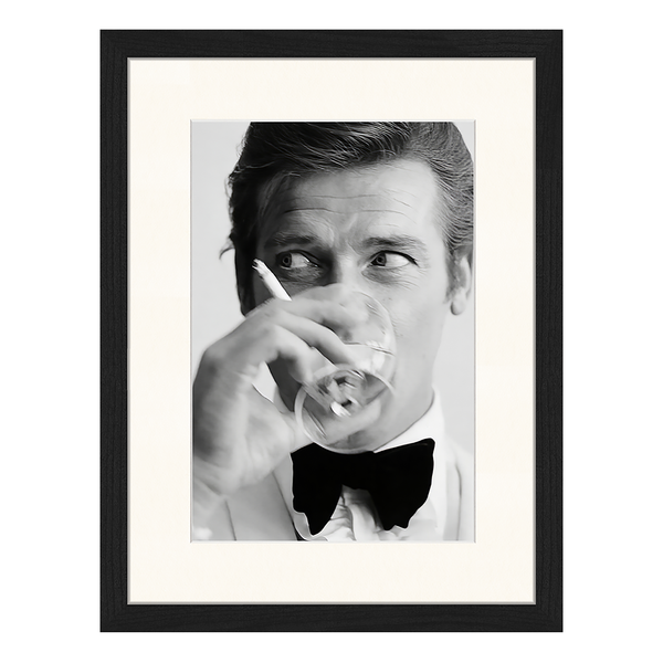 Bild JB drinking - Buche massiv / Plexiglas - 32 x 42 cm