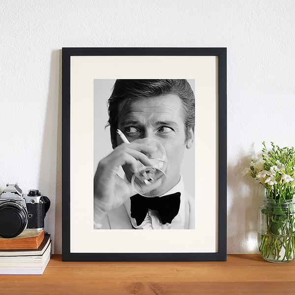 Bild JB drinking - Buche massiv / Plexiglas - 32 x 42 cm