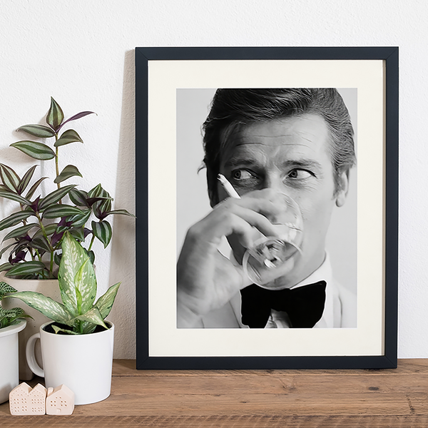 Bild JB drinking - Buche massiv / Plexiglas - 42 x 52 cm