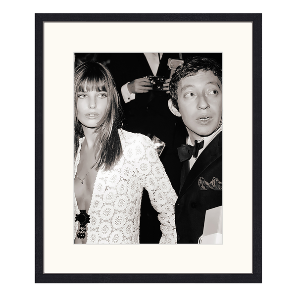 Bild Serge Gainsbourg and Jane Birkin - Buche massiv / Plexiglas - 52 x 62 cm