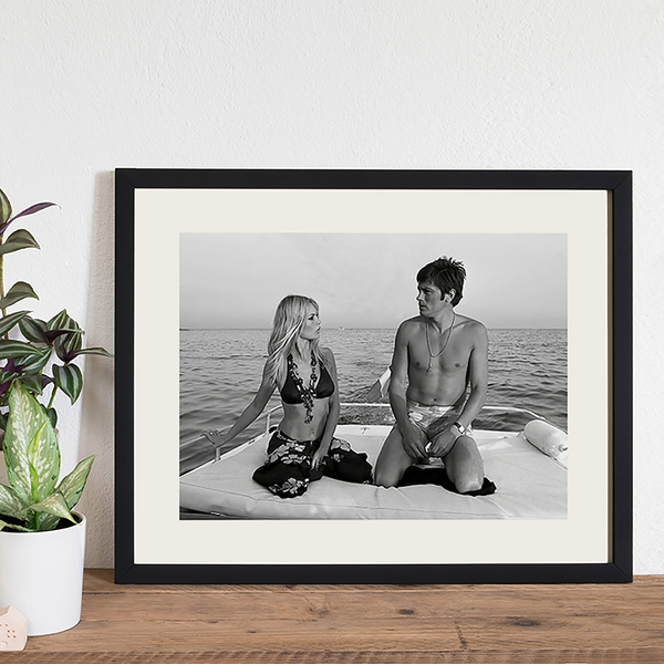 Bild Brigitte on Board - Buche massiv / Plexiglas - 52 x 42 cm