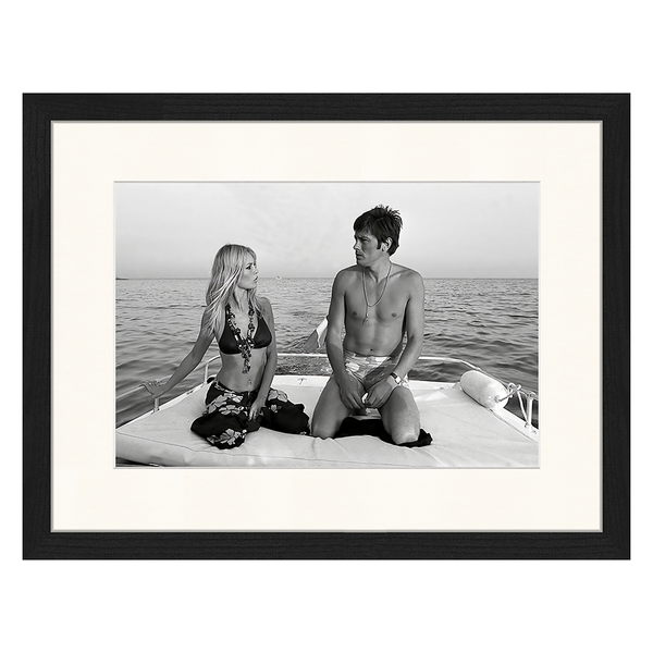 Bild Brigitte on Board - Buche massiv / Plexiglas - 42 x 32 cm