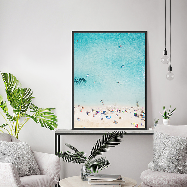 Bild Sandy Beach - Buche massiv / Plexiglas - 62 x 82 cm