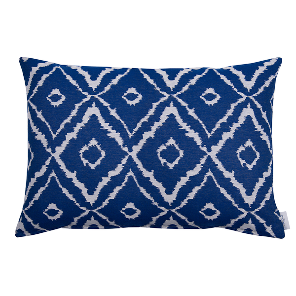 Kissenbezug T-Big Squares - Webstoff - Dunkelblau - 60 x 40 cm