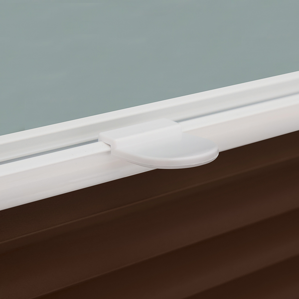 Plissee Klemmfix Fyn - Webstoff - Braun - 80 x 130 cm