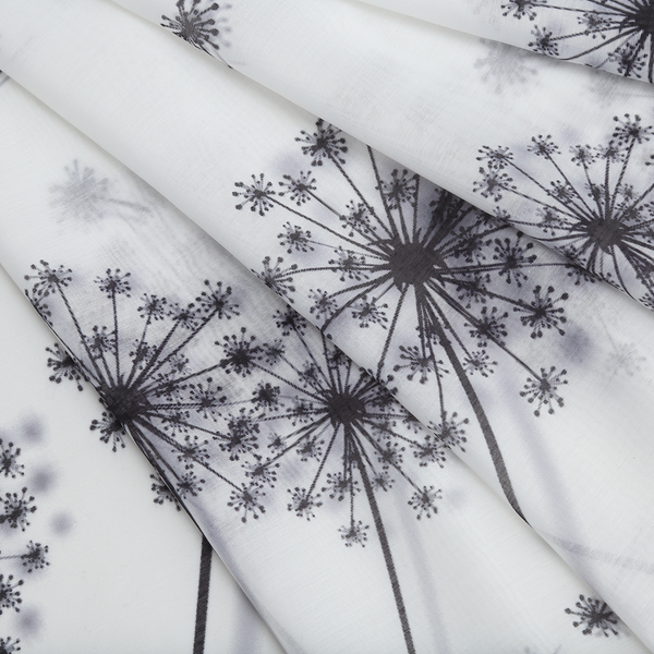 Bistrogardine Paula - Webstoff - Weiß / Anthrazit