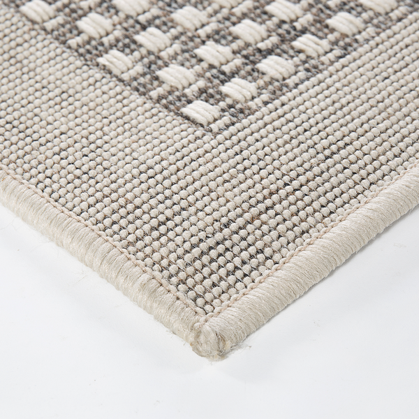 In-/Outdoorteppich Savannah I - Polypropylen - wendbar - Hellbraun - 80 x 150 cm