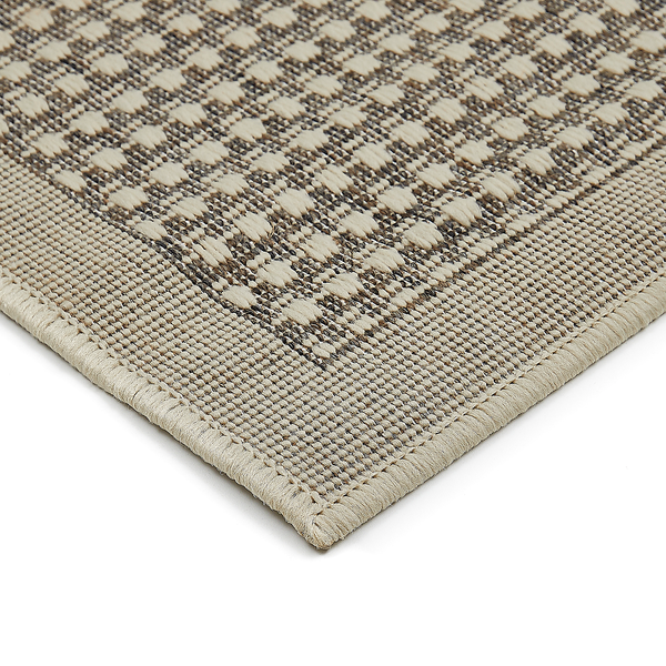 In-/Outdoorteppich Savannah I - Polypropylen - wendbar - Hellbraun - 80 x 150 cm