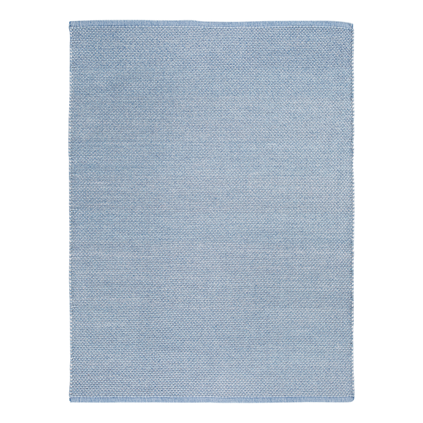 Wollteppich Wohnidee Liv - Baumwolle - Hellblau - 120 x 170 cm