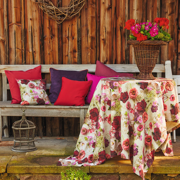 Kissenbezug Amalfi Kid - Webstoff - Flieder