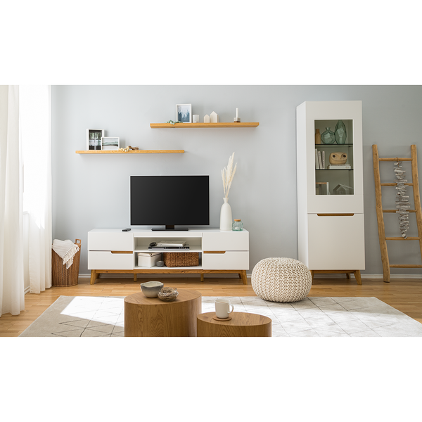 Wandboard Tenabo - Echtholzfurnier - Asteiche - Breite: 120 cm