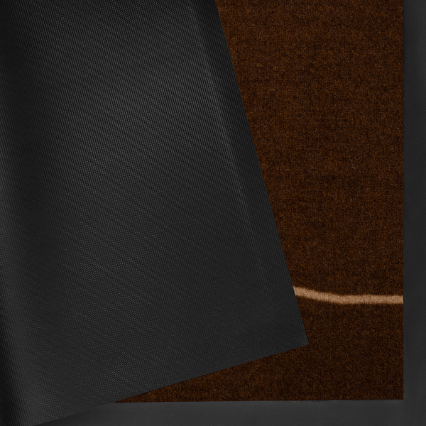 Fußmatte Cozy Welcome - Webstoff - Dunkelbraun