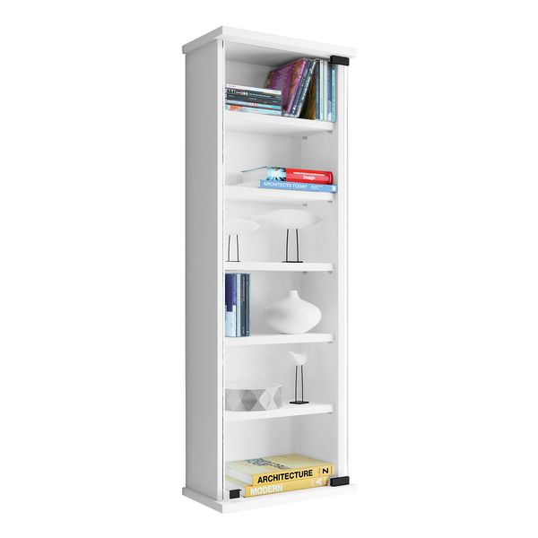 Hängevitrine Loposa - Weiß - Breite: 31 cm