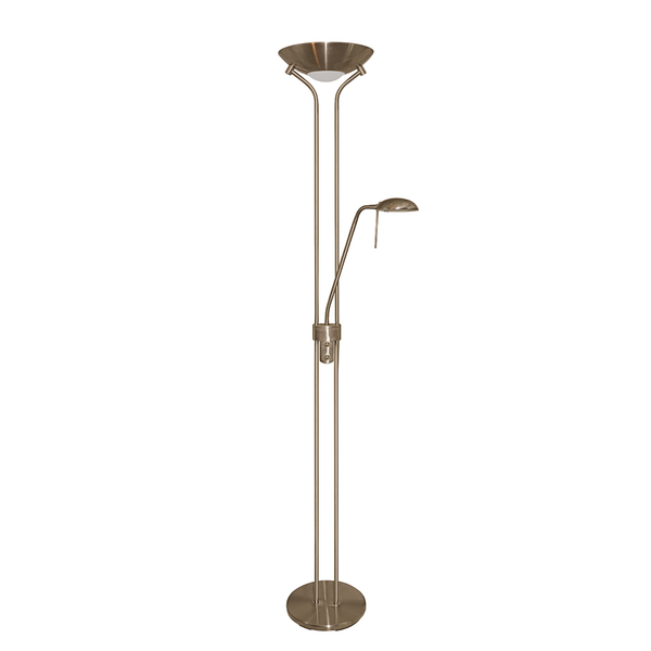 LED-Stehleuchte Mother and Child - Klarglas / Stahl - 2-flammig