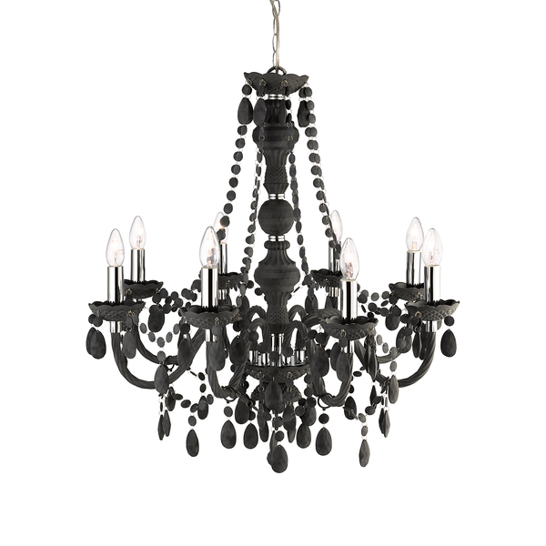 Kronleuchter Marie Therese IV - Acryl / Stahl - 8-flammig