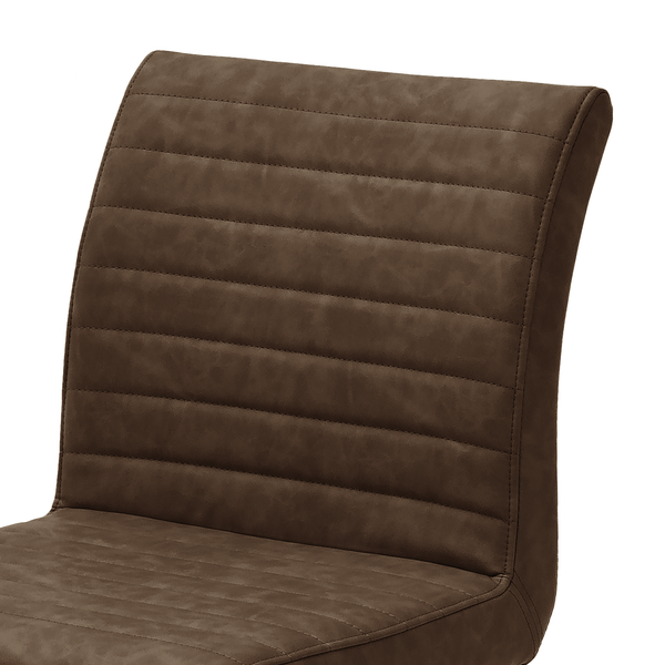 Freischwinger Finga I (2er-Set) - Vintage Kunstleder Kasai: Braun - Schwarz