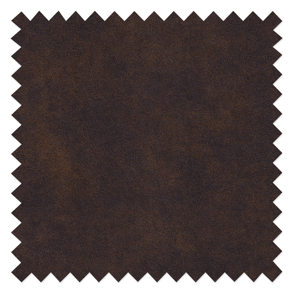 Armlehnenstuhl Kantii II - Microfaser / Metall - Schwarz - Microfaser Colby: Vintage Dunkelbraun - Einzelstuhl