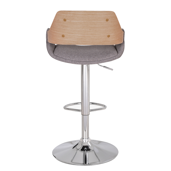 Barstuhl Bedsted - Webstoff / Metall - Anthrazit