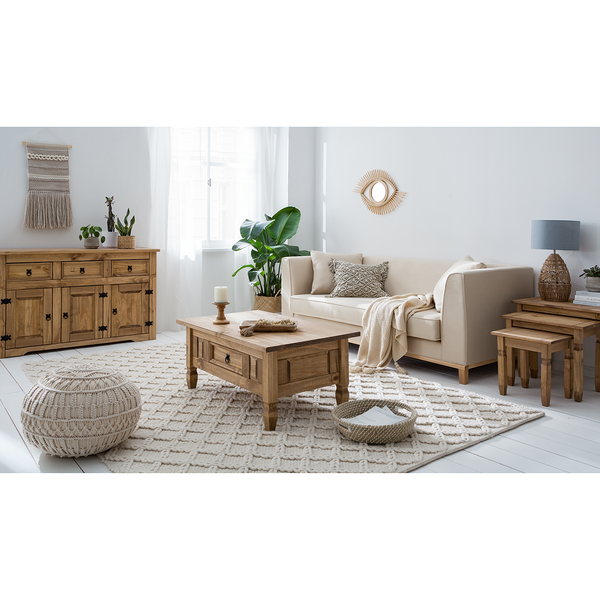 Couchtisch Finca Rustica - Kiefer massiv - Kiefer Natur