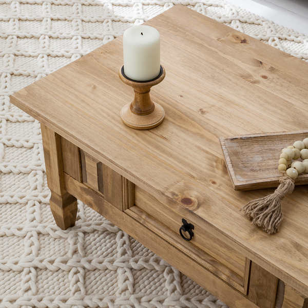 Couchtisch Finca Rustica - Kiefer massiv - Kiefer Natur