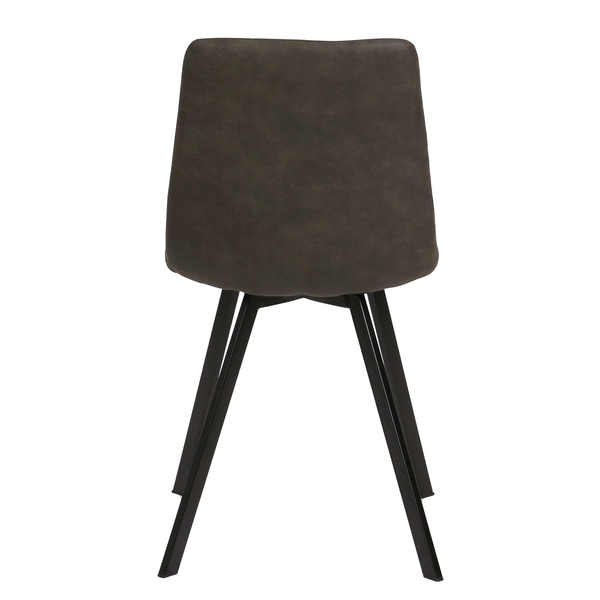 Polsterstuhl Donnell - Anthrazit - 2er Set