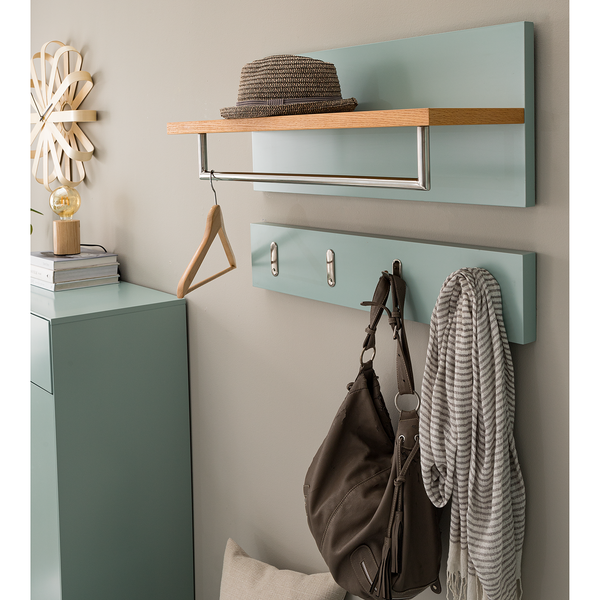 Wandgarderobe LINDHOLM - Mintgrün