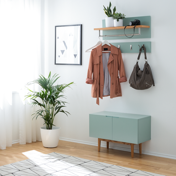 Garderobenleiste LINDHOLM - Mintgrün