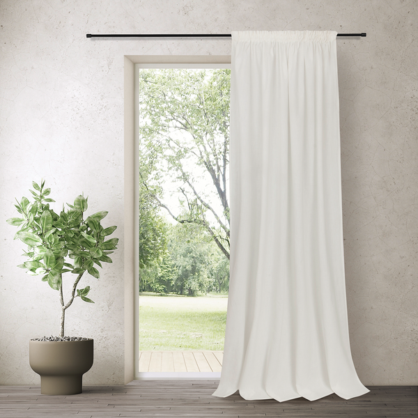 Fertigschal Torben - Bio-Baumwolle - Weiß - Weiß