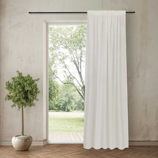 Fertigschal Torben - Bio-Baumwolle - Weiß - Weiß