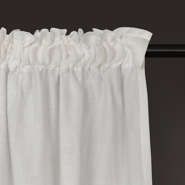 Fertigschal Torben - Bio-Baumwolle - Weiß - Weiß