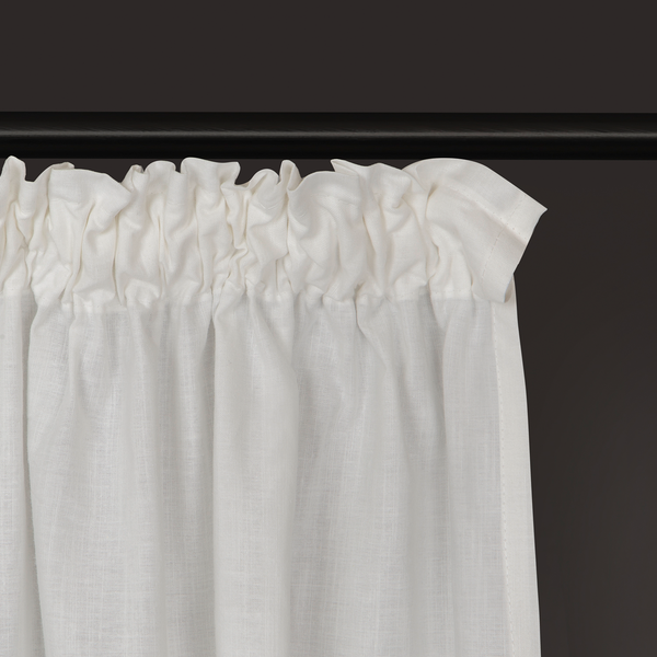 Fertigschal Torben - Bio-Baumwolle - Weiß - Weiß