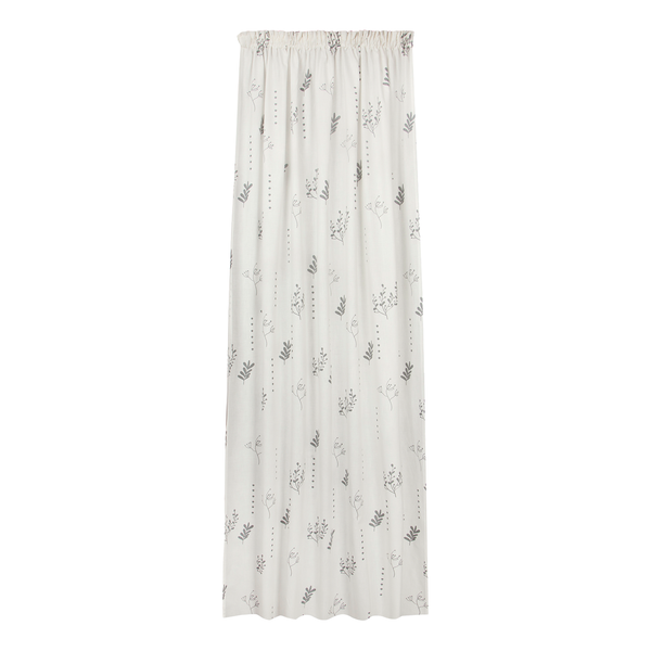 Fertigschal Annett - Bio-Baumwolle - Weiß / Grau - Grau