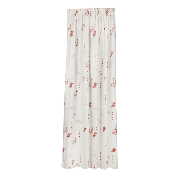 Fertigschal Annett - Bio-Baumwolle - Weiß / Rosenholz - Rostbraun